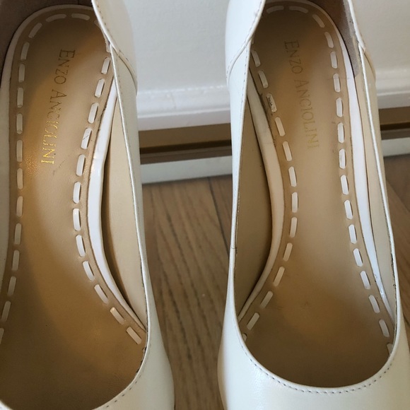 Enzo Angiolini White Leather pumps - 7 - Picture 4 of 8